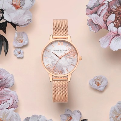 OliviaBurton海葵手表女款正品欧美腕表小众轻奢女表女士礼物女生